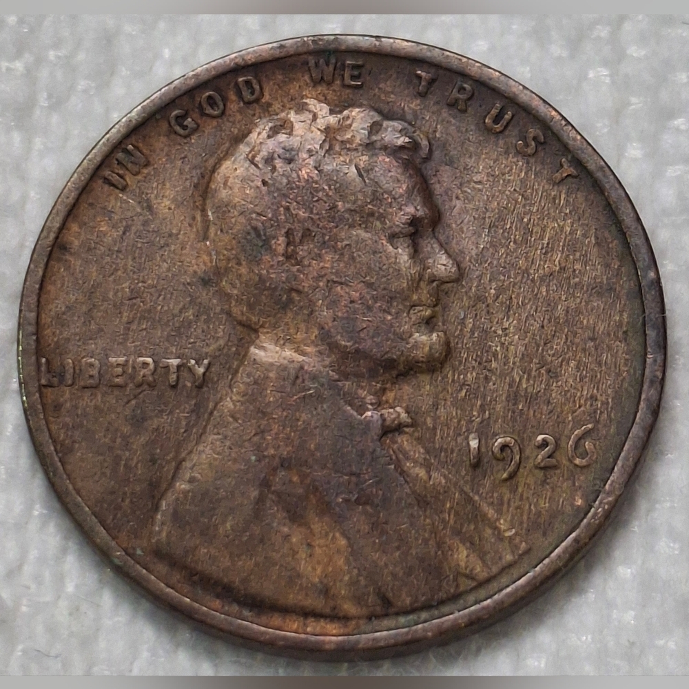 1926 Philidelphia Minted Copper Lincoln Wheat Penny